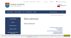 Desktop Screenshot of bip.powiat-slupca.pl