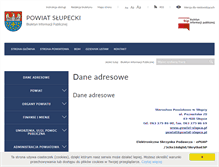 Tablet Screenshot of bip.powiat-slupca.pl